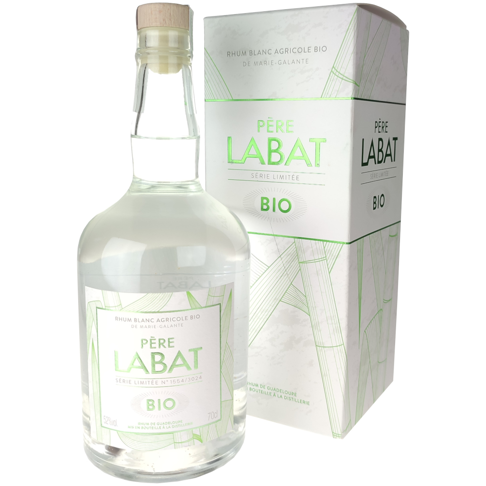 Père Labat Blanc BIO Marie Galant Série Limitée Rhum de Guadeloupe